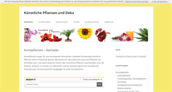 Desktop Screenshot of kuenstlichepflanzen.com