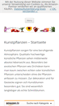Mobile Screenshot of kuenstlichepflanzen.com